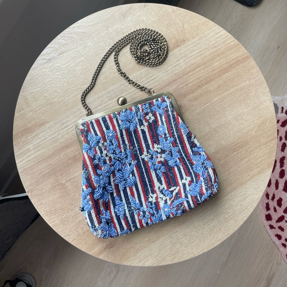 Anthropologie Embroidered Clutch